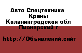 Авто Спецтехника - Краны. Калининградская обл.,Пионерский г.